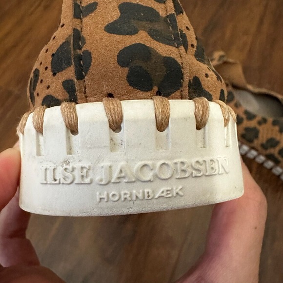 ILSE JACOBSEN Tulip 139 Perforated Slip-On Sneaker in Cheetah Print - Picture 9 of 11